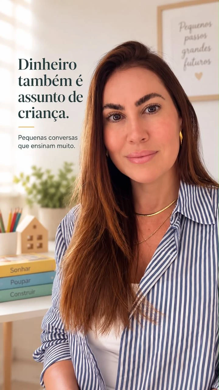 Educação financeira para crianças não precisa ser complicada. 